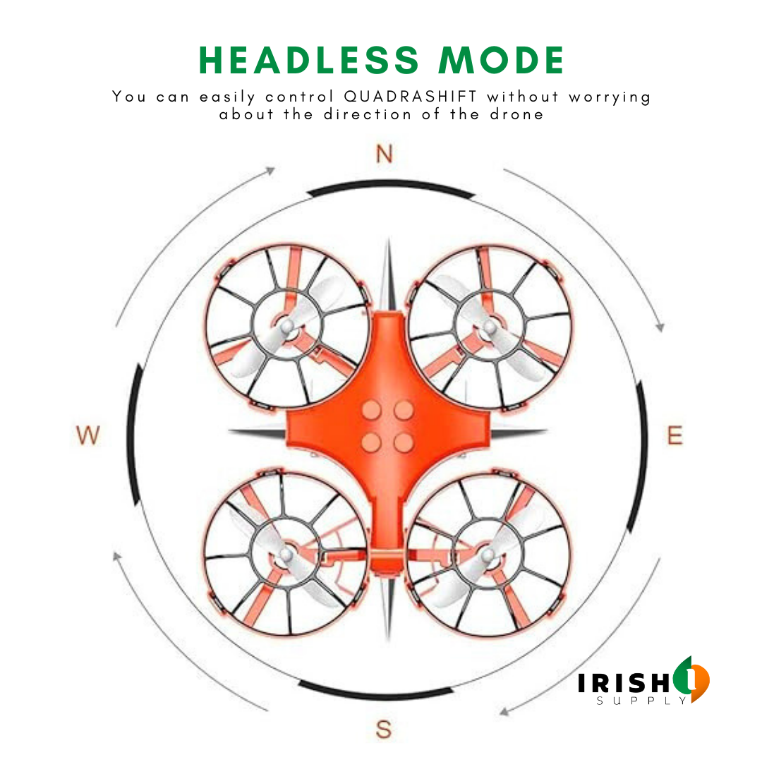 Irish Supply, QUADRASHIFT, 3 in 1 Remote Controlled Hovercraft