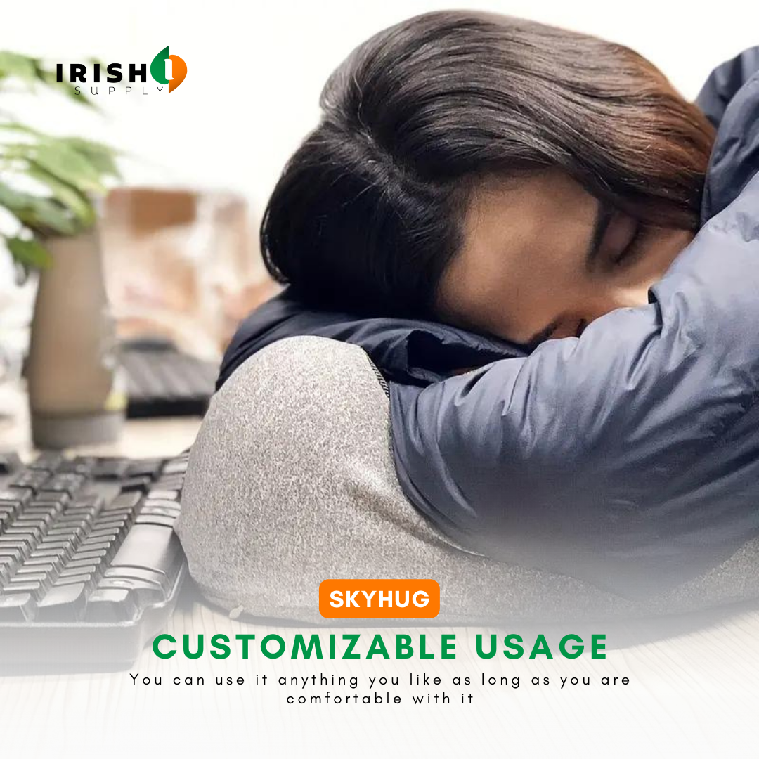Irish Supply, SKYHUG, Soothing Portable Pillow Travel Companion
