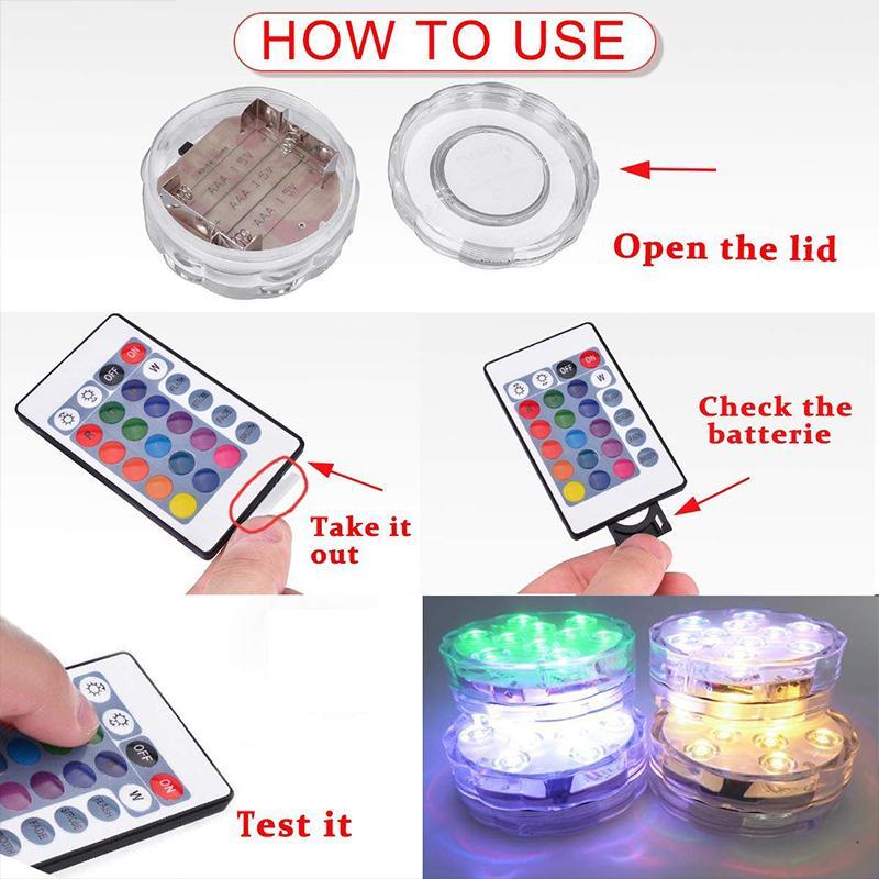 Submersible Pool Light with Remote Control