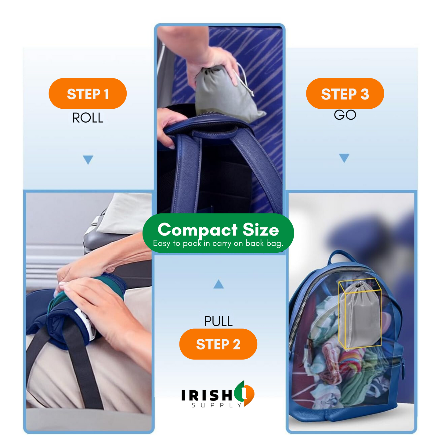 AIRNAP Travel Pillows for Airplanes
