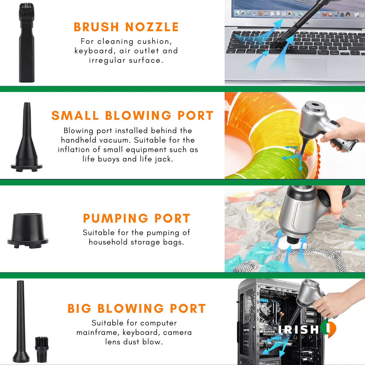 VOLTEX Portable Electric Car Vacuum Cleaner