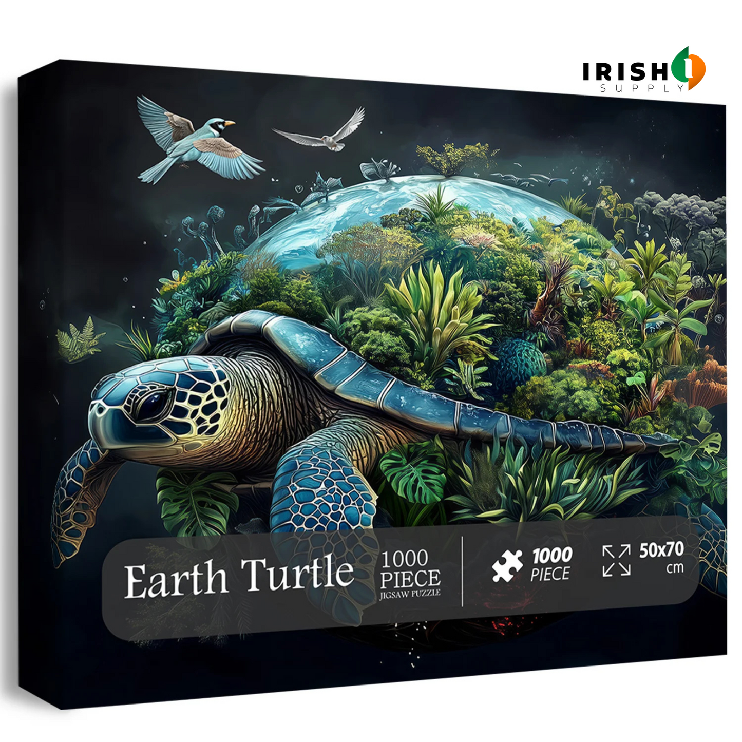 TERRATURTLE 1000 Pieces Earth Turtle Jigsaw Puzzle (50cm x 70cm)