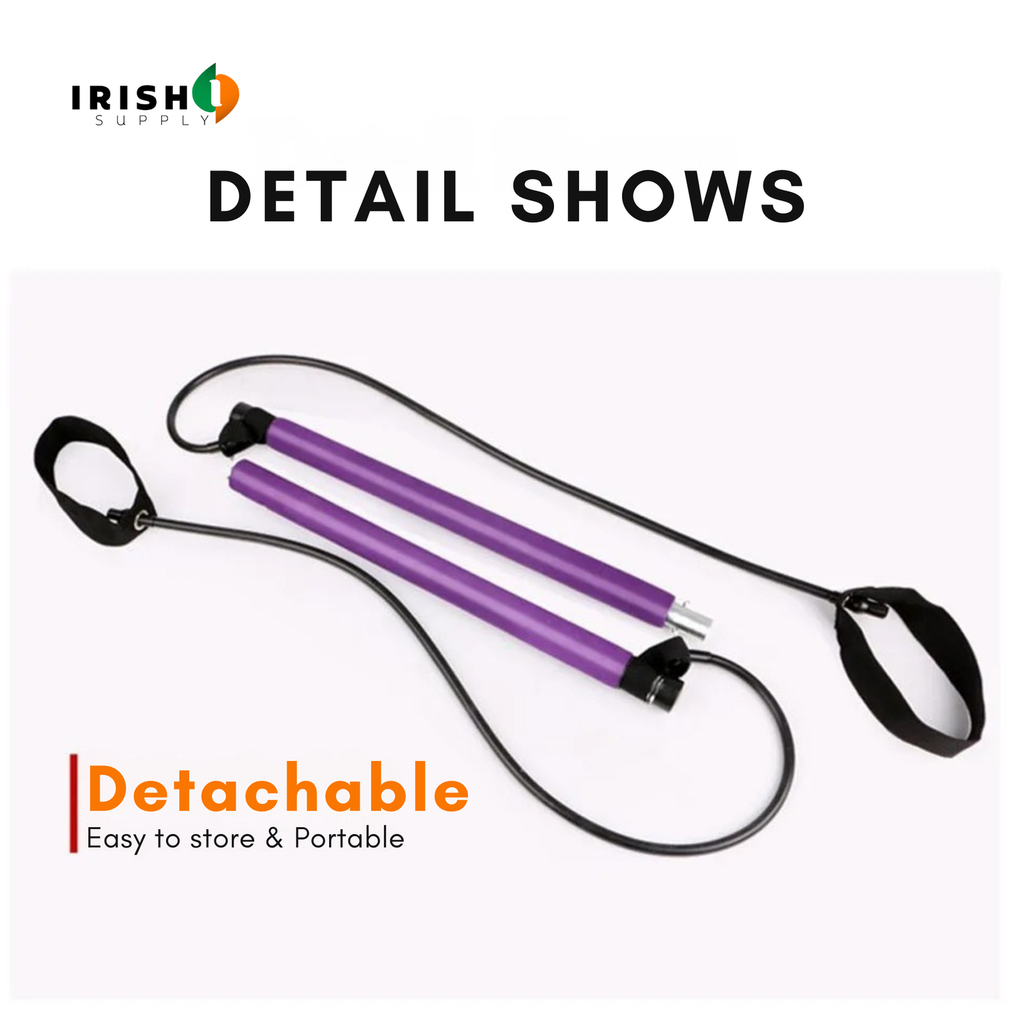 VERSAFIT Fitness Yoga Pilates Bar Stick