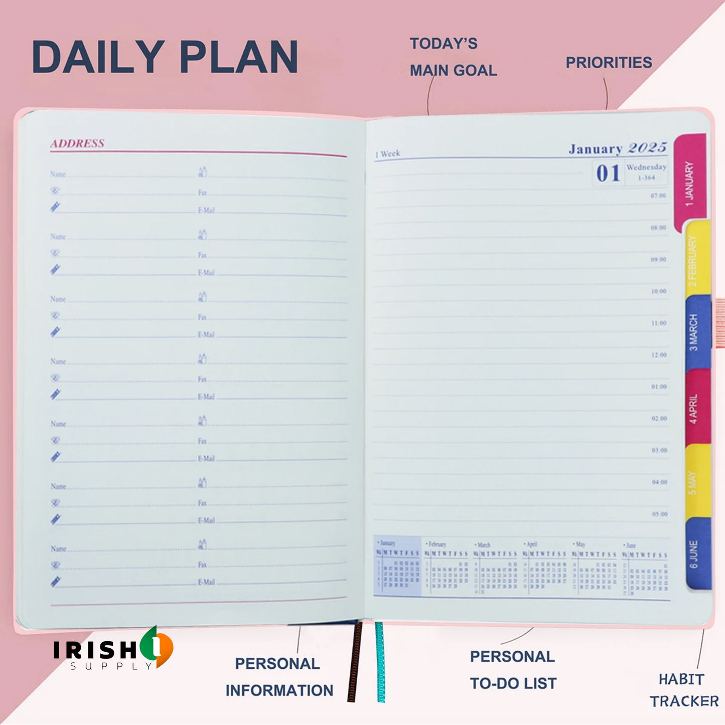 ORGANISIA 2025 Notebooks Planner