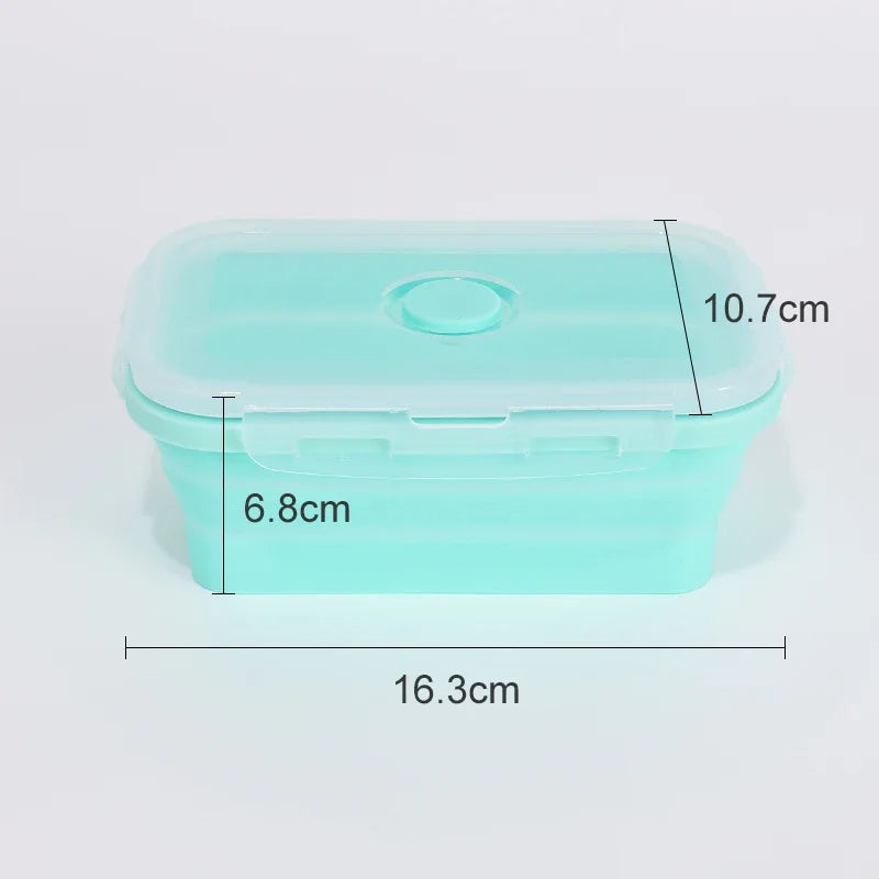PACKEASE Collapsible Silicone Food Containers
