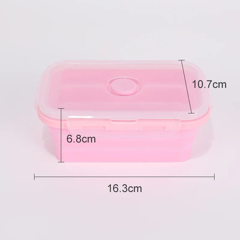 PACKEASE Collapsible Silicone Food Containers