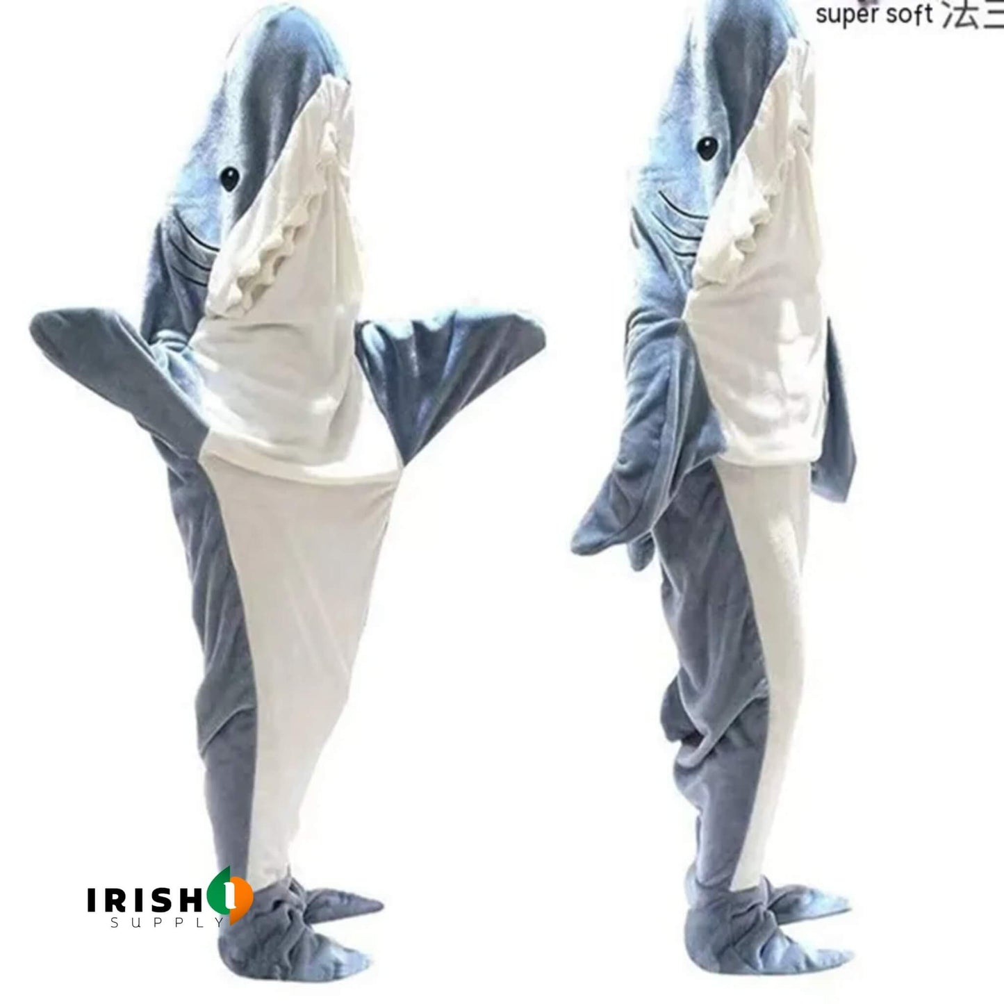 SHARKWRAP Hooded Flannel Shark
