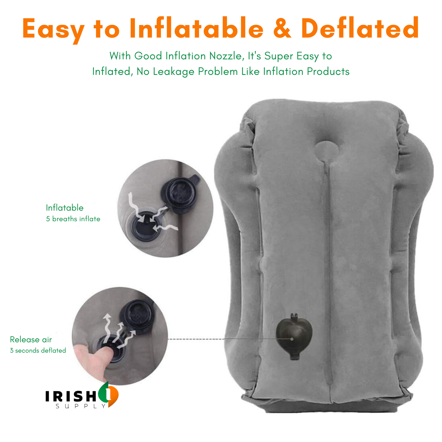 NECKREST Inflatable Travel Air Pillow