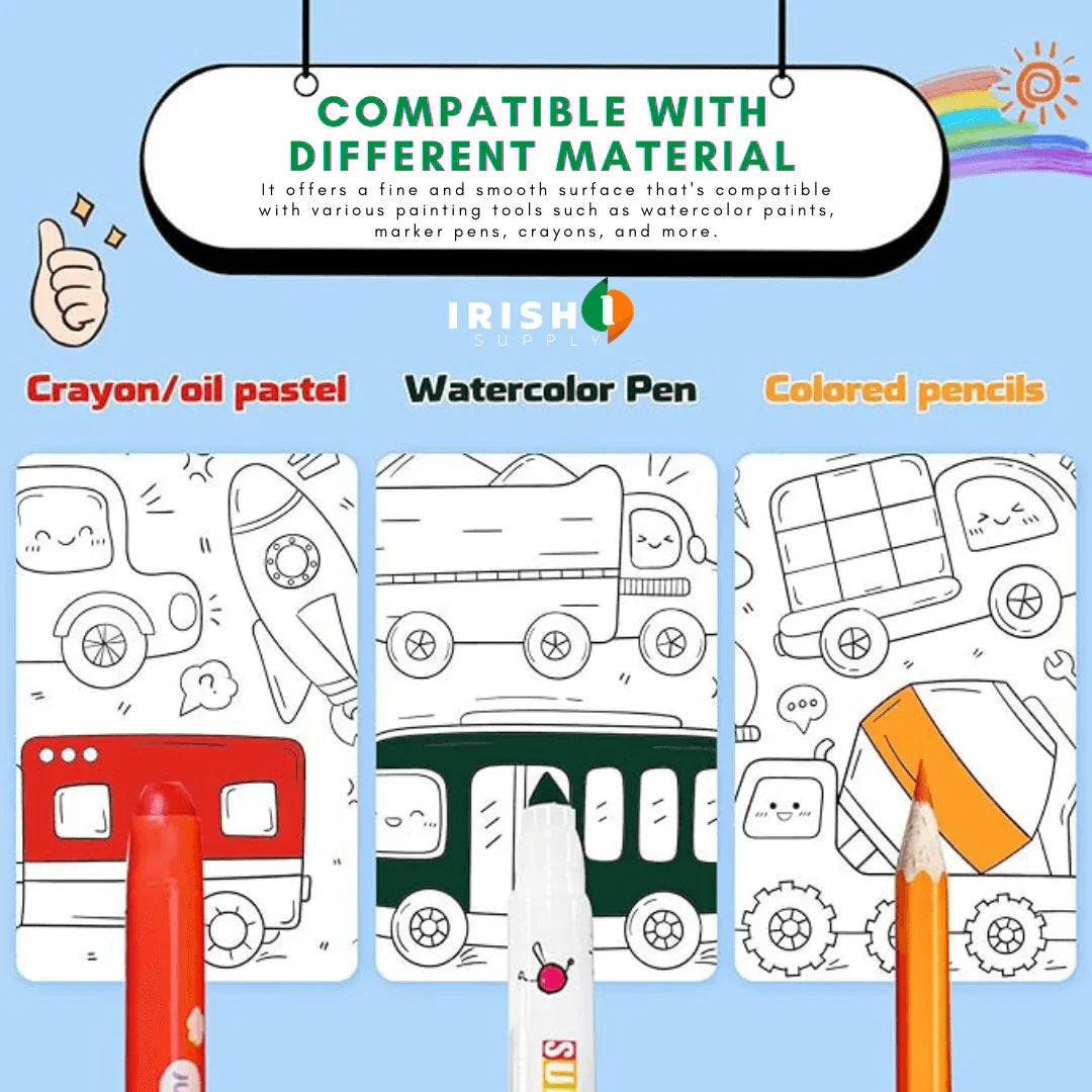 COLORSTRIP™ Children's Drawing Graffiti Scroll (3m)