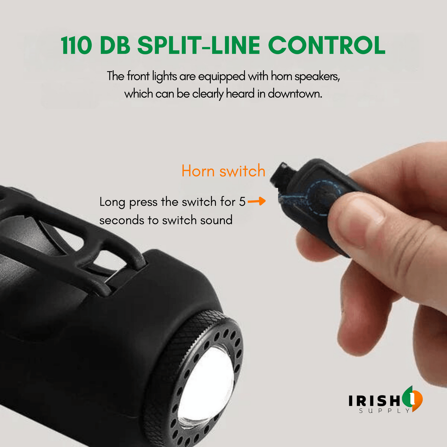 FLASHHORN™ Bike Light and Horn
