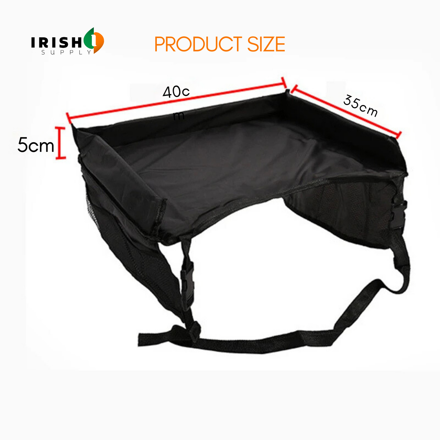 PLAYTRAY Waterproof Travel Tray for Car Rides