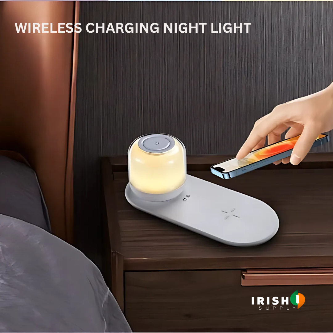 HALOCHARGE 3 In 1 Night Light Charger With Bedside Lamp