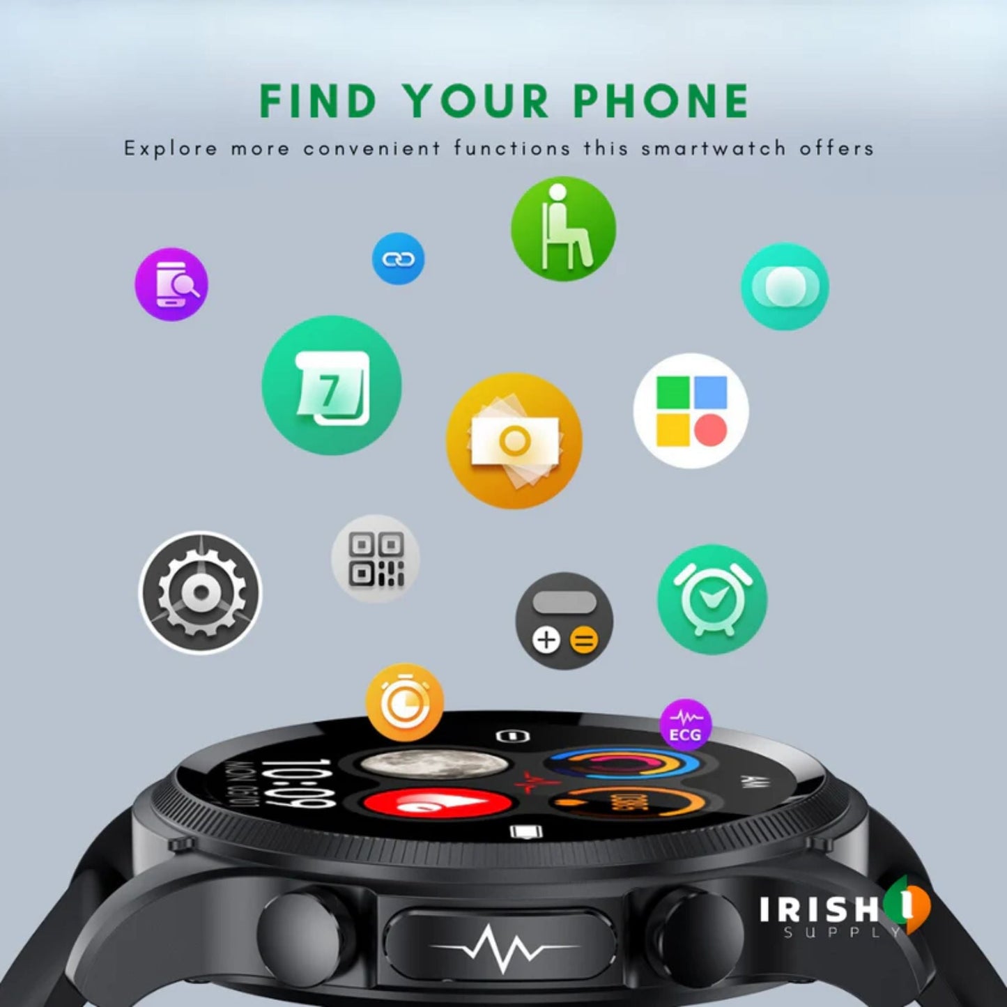 CARDIOWAVE Smartwatch Cardiac Wellness Tracker