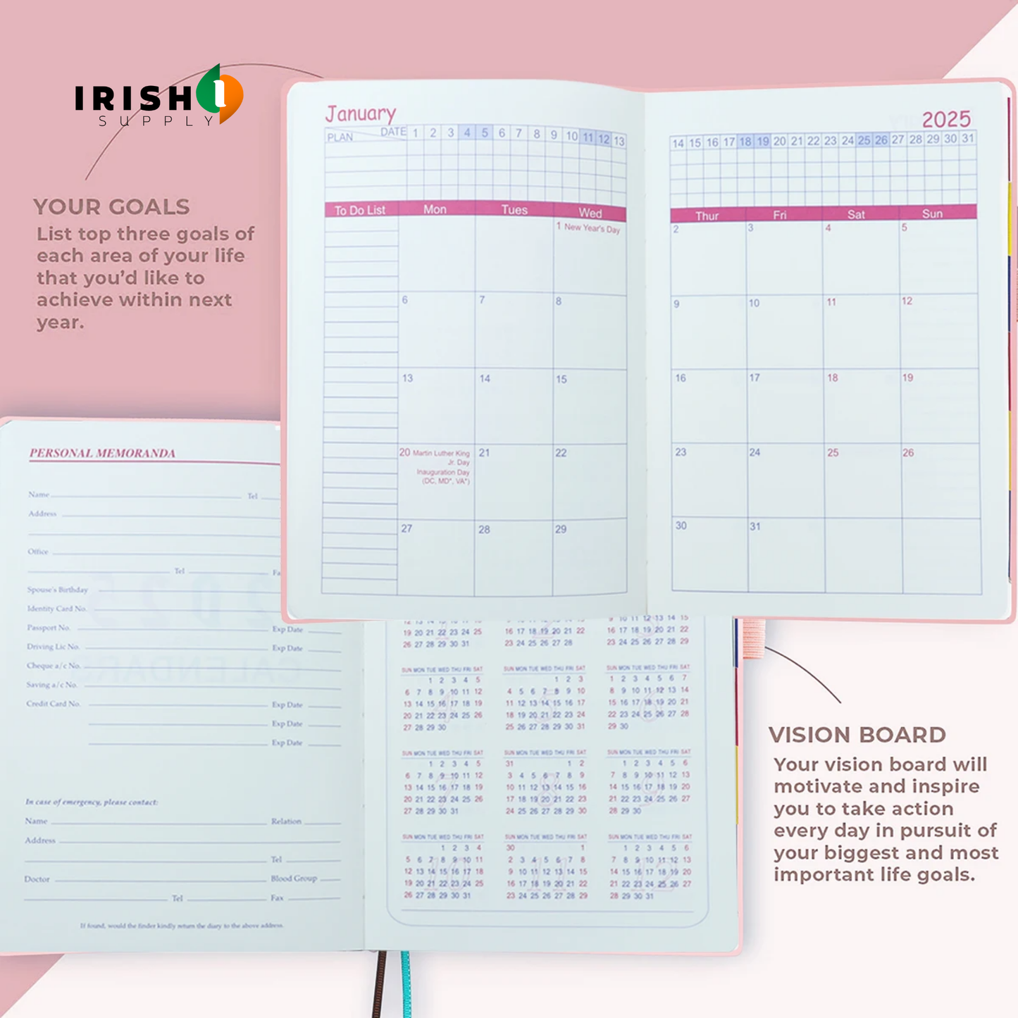 ORGANISIA 2025 Notebooks Planner