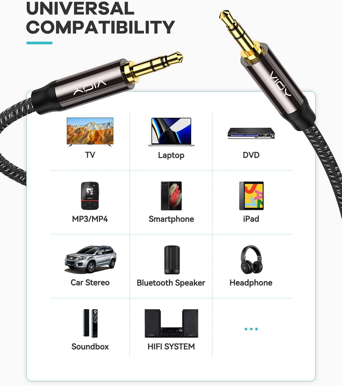 SOUNDLINK Nylon Audio Cable