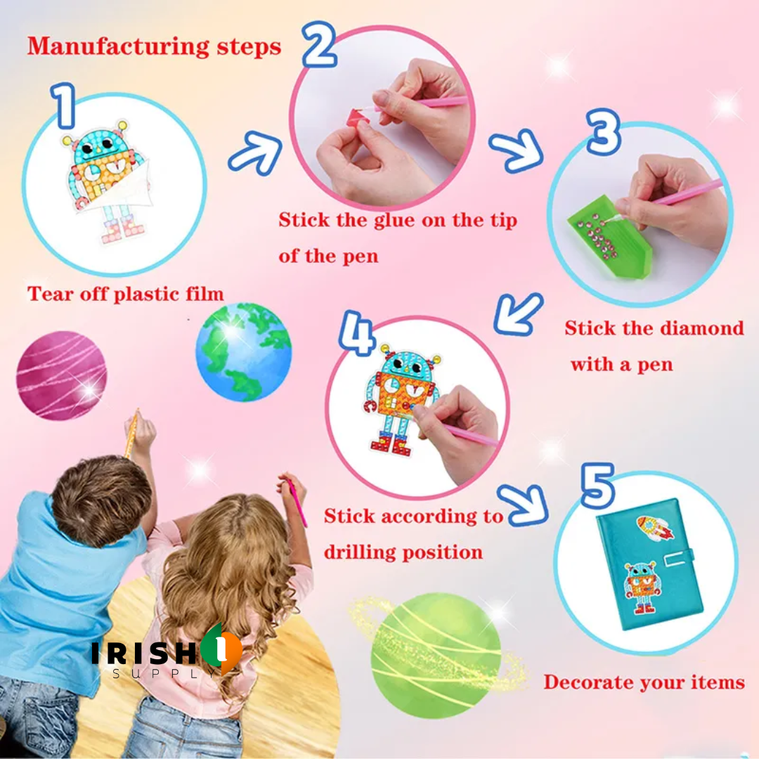 GEMCRAFT™ Sparkling DIY Gem Sticker Set