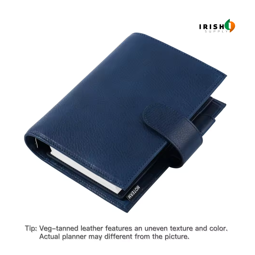 ORGANIX Leather Journey Sketchbook & Personal Ring Planner