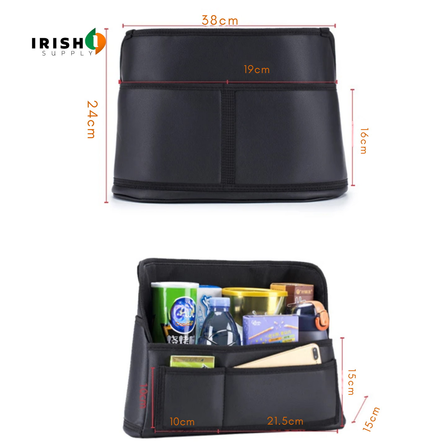 BAGPRO Leather Car Organizer