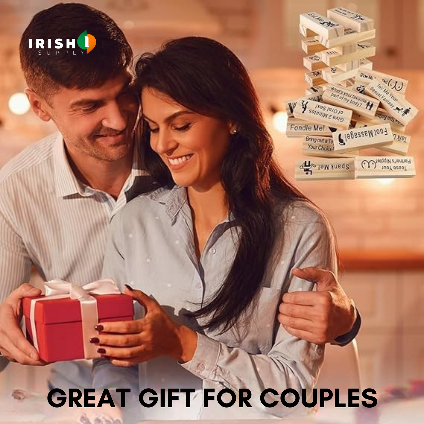 FLIRTEDGE Couples Daring Tower Game
