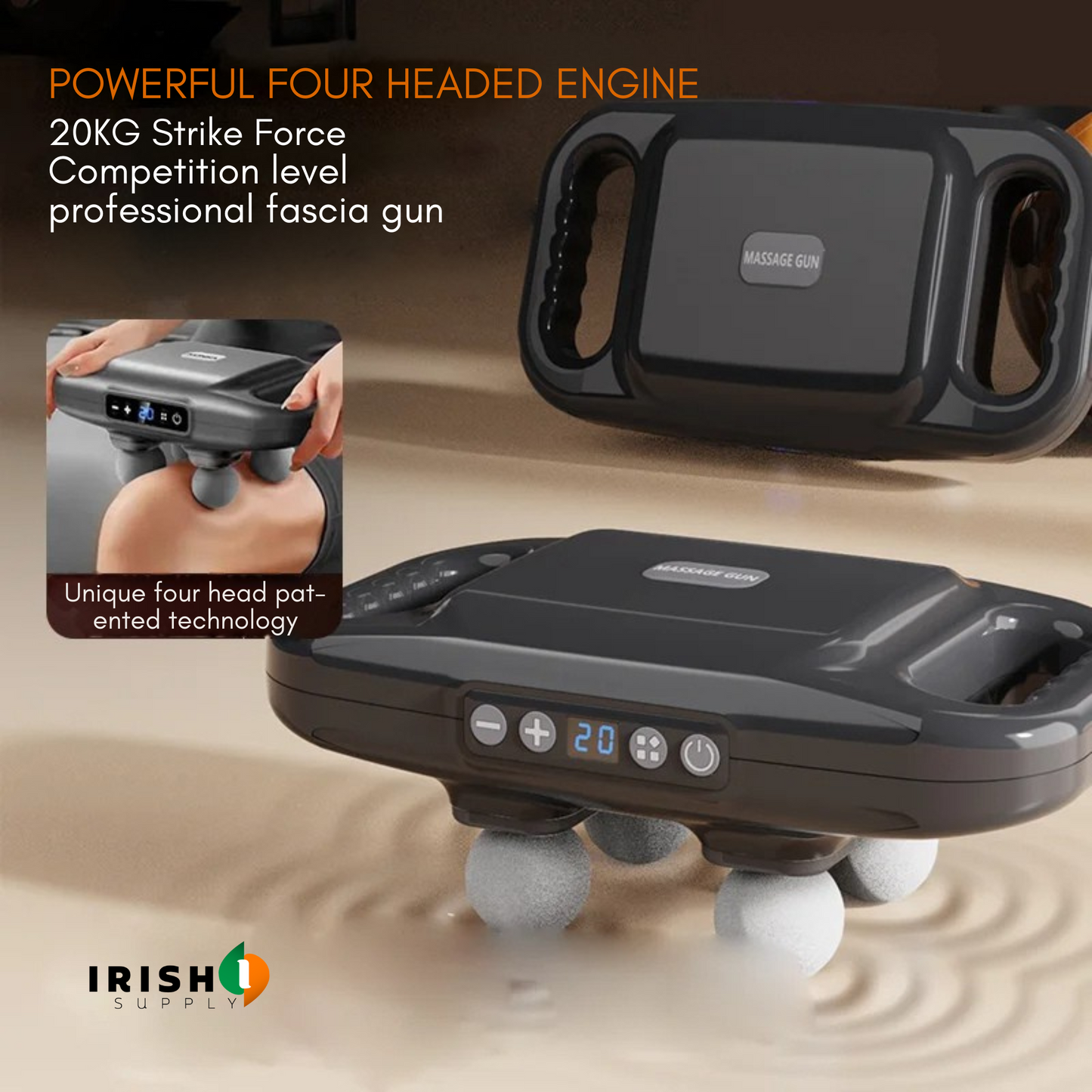 VIBROMAX Fascia Gun Four-head Muscle Relaxation Massage