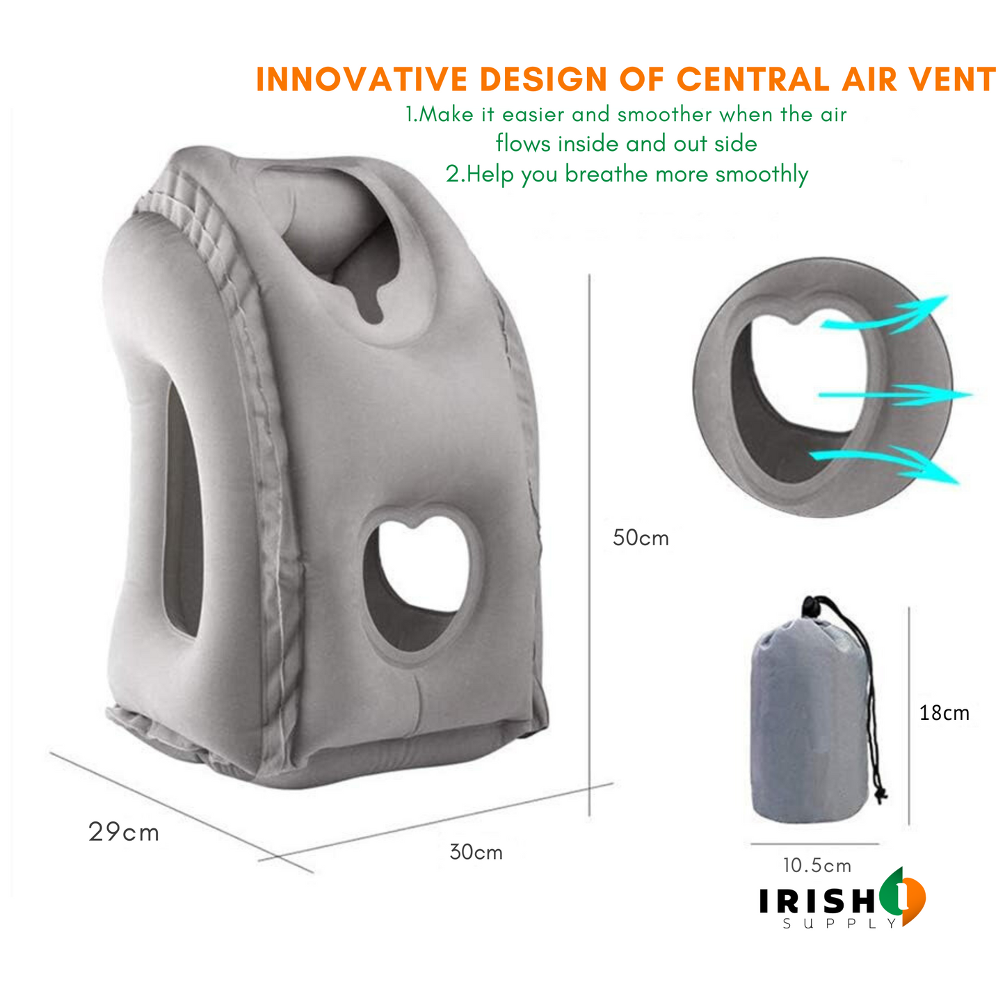 NECKREST Inflatable Travel Air Pillow