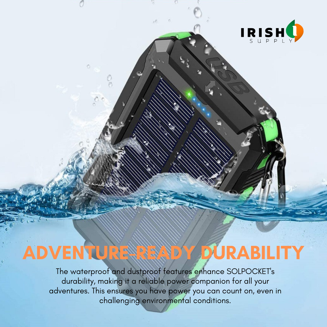 SOLPOCKET Solar PowerBank (20,000mAh)