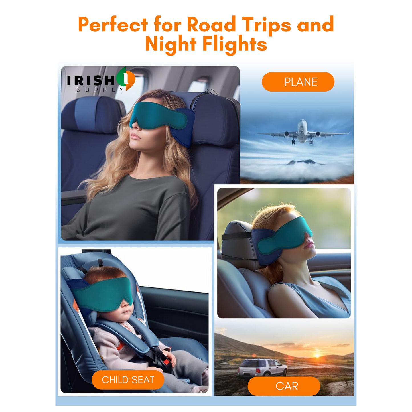 AIRNAP Travel Pillows for Airplanes