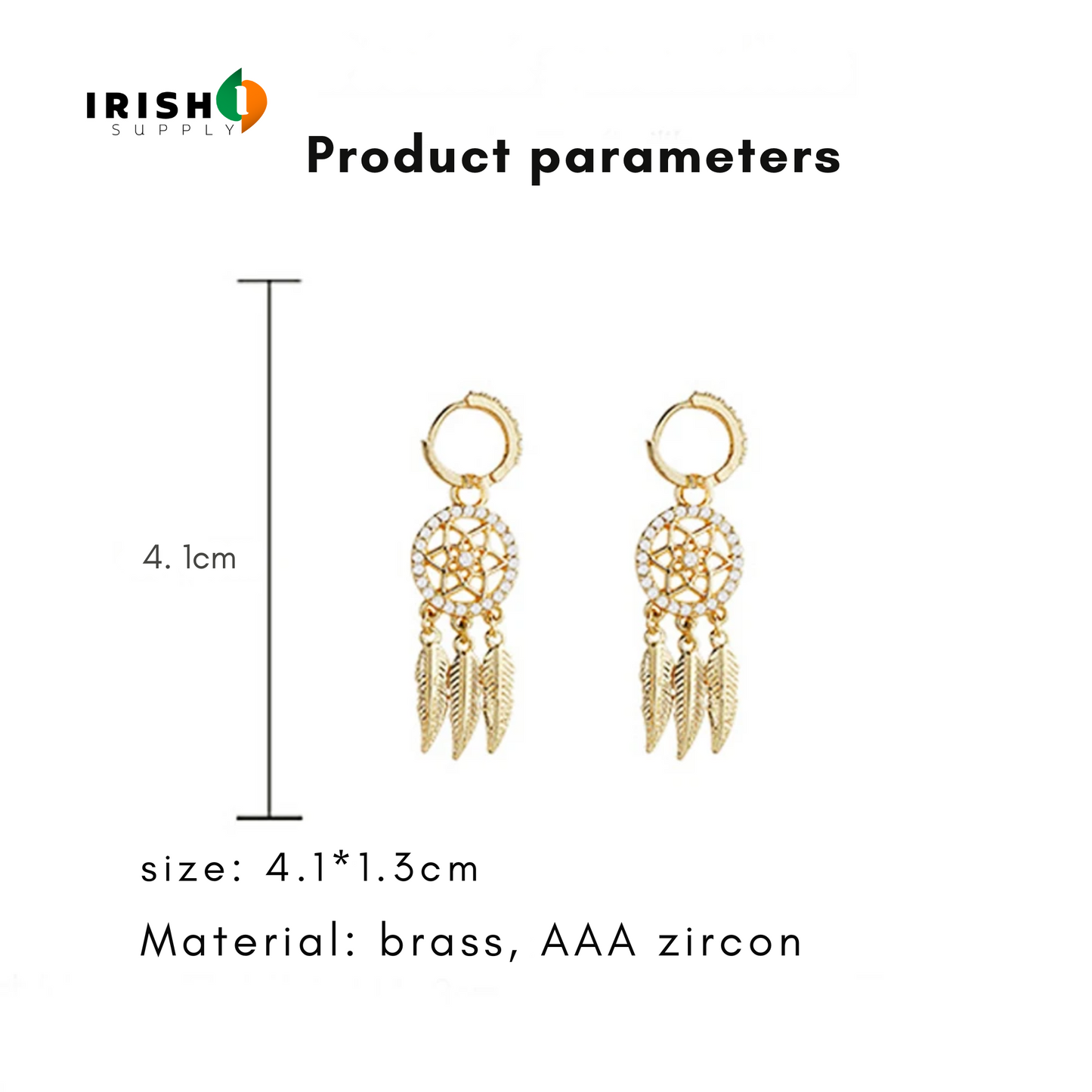 LUNARA Exquisite Dream Catcher Dangle Earrings