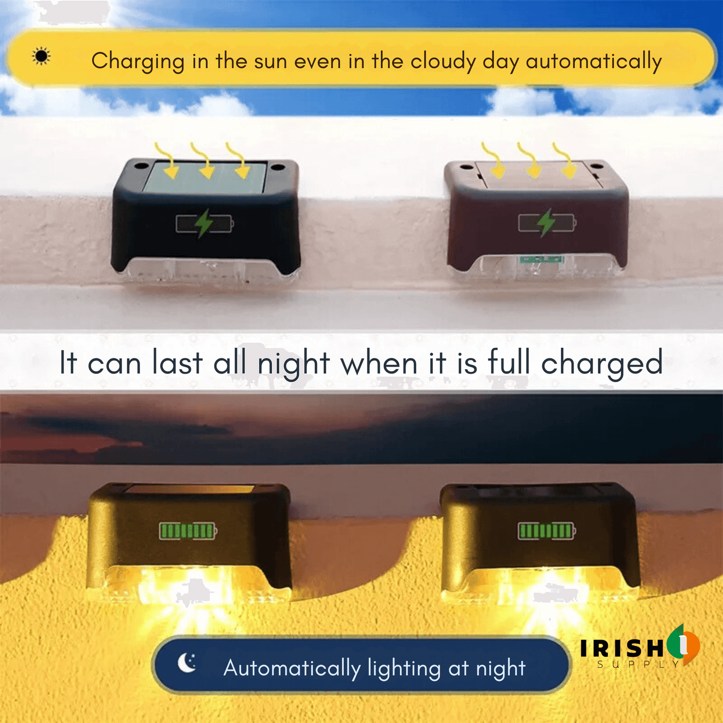 STICKSHINE Self-Adhesive Solar LEDs