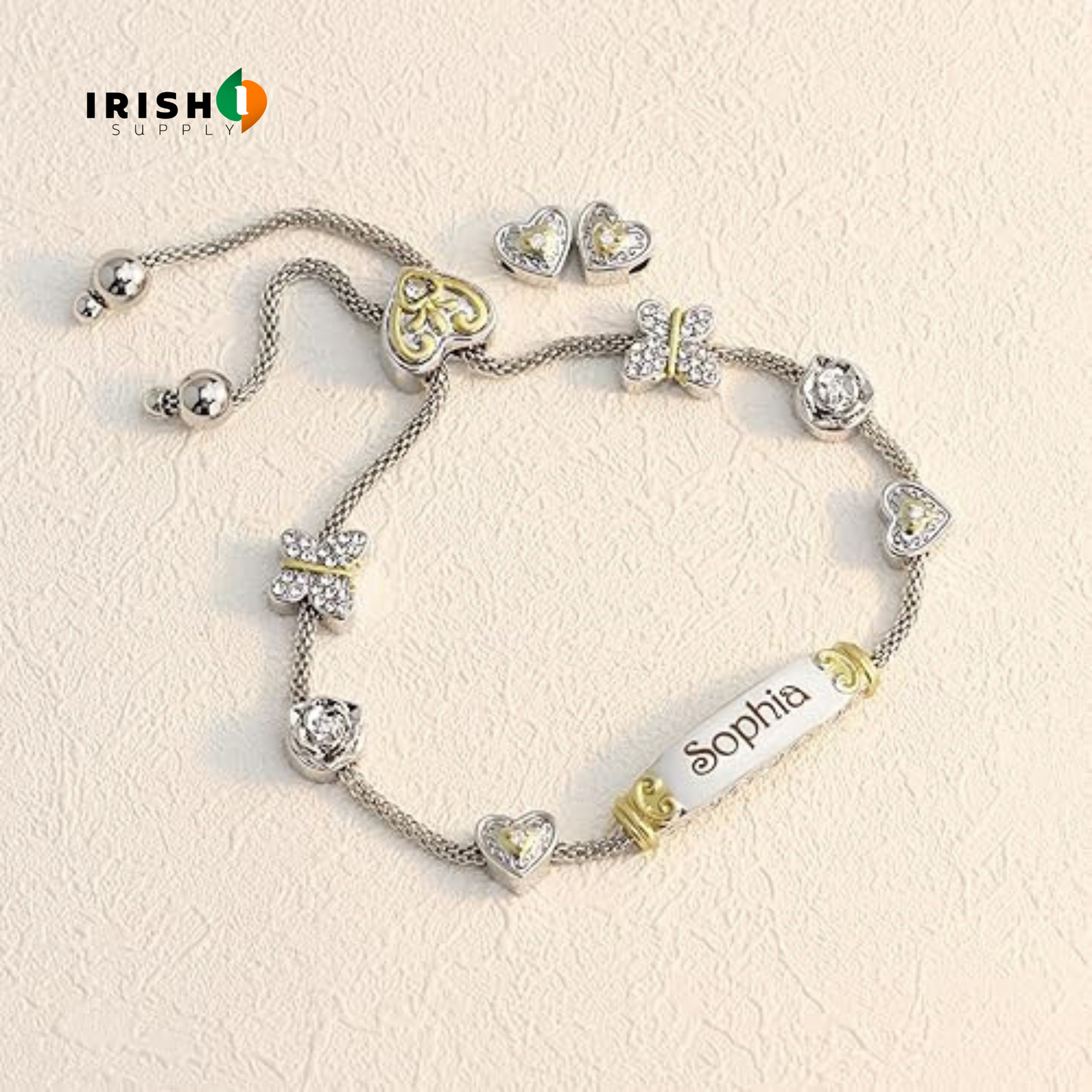 ENGRAVIA Personalized Engraved Bar Bracelet