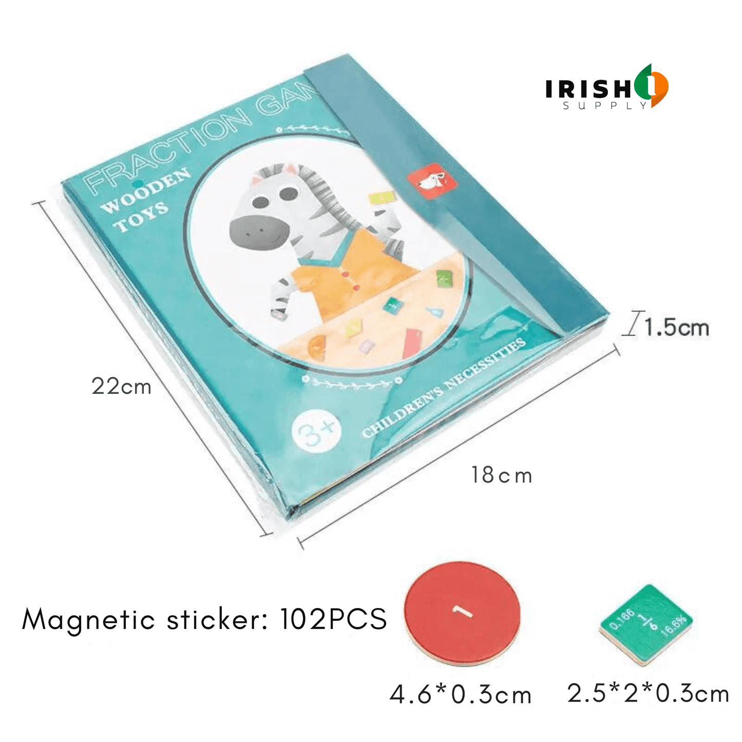 MATHWIZARDS Magnetic Arithmetic Fraction Learning Toy