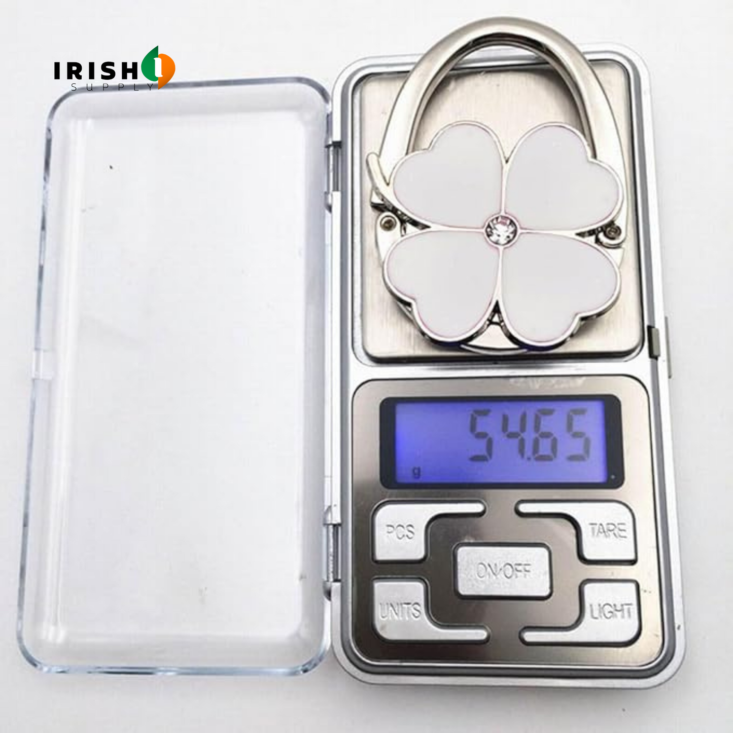 CLOVERHOOK Clover Design Foldable Handbag Hanger Folding Purse Table Hook Holder