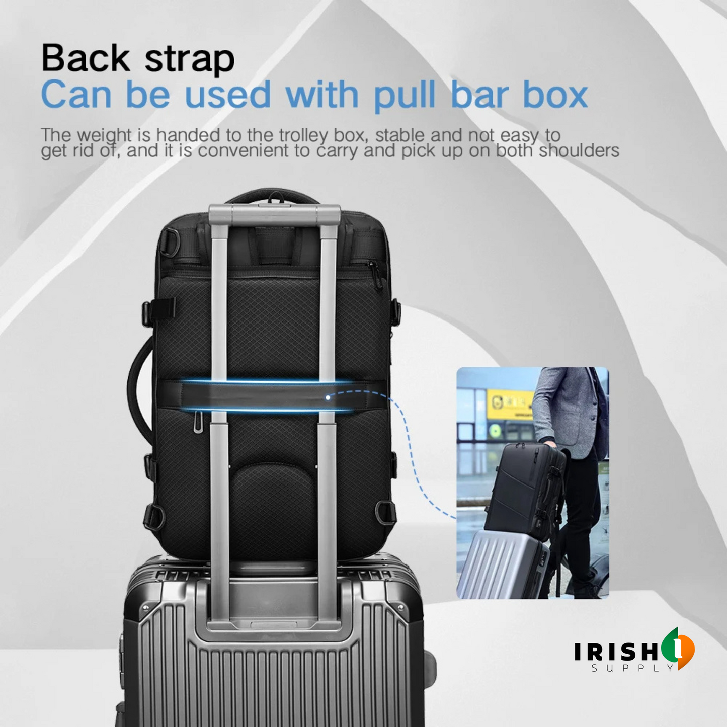 CARRYMAX Expandable 17-Inch Laptop Backpack