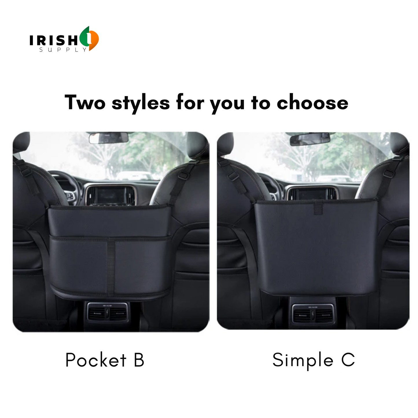 BAGPRO Leather Car Organizer