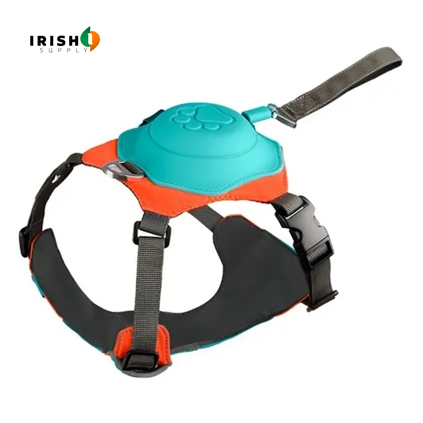 PAWGRIP 2 in 1 No Pull Dog Harness with Retractable Leash