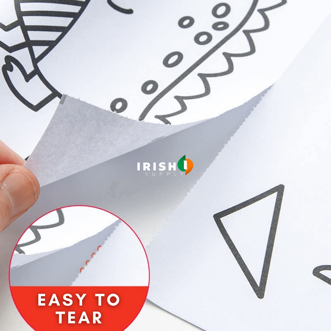 ROLLDODDLE Self-Adhesive Colouring Paper Roll