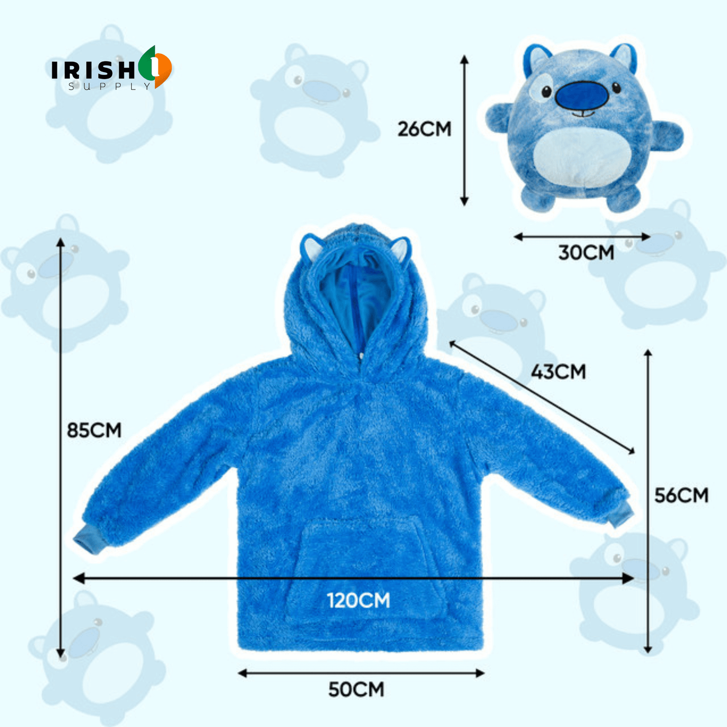SNUGGLE Wearable Blanket with Built-In Cuddle