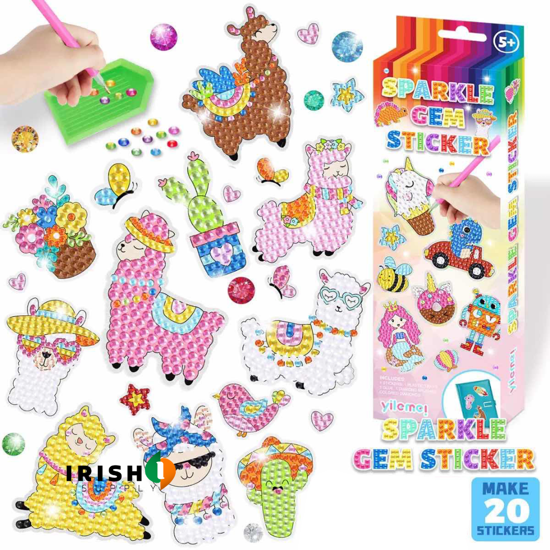 GEMCRAFT™ Sparkling DIY Gem Sticker Set