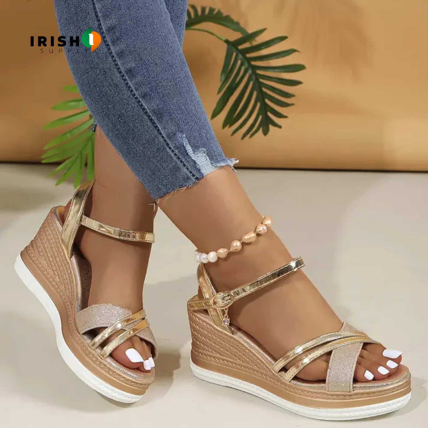 ZENSTEP Summer Flat Wedge Heel Casual Women's Sandals