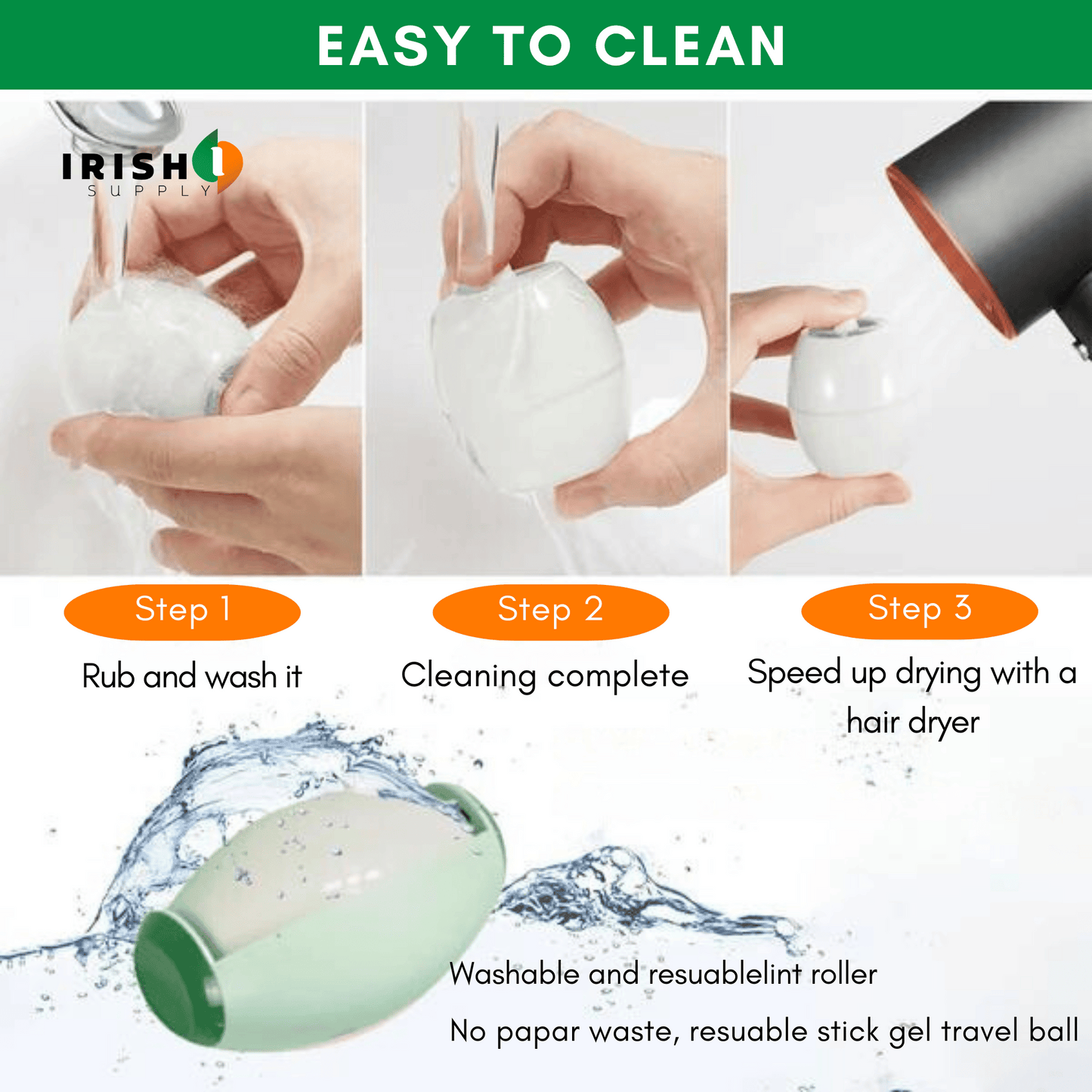 CLEANSWIPE Reusable Lint Rollers
