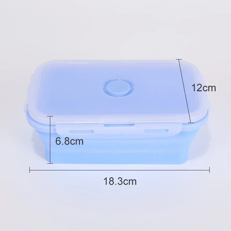 PACKEASE Collapsible Silicone Food Containers
