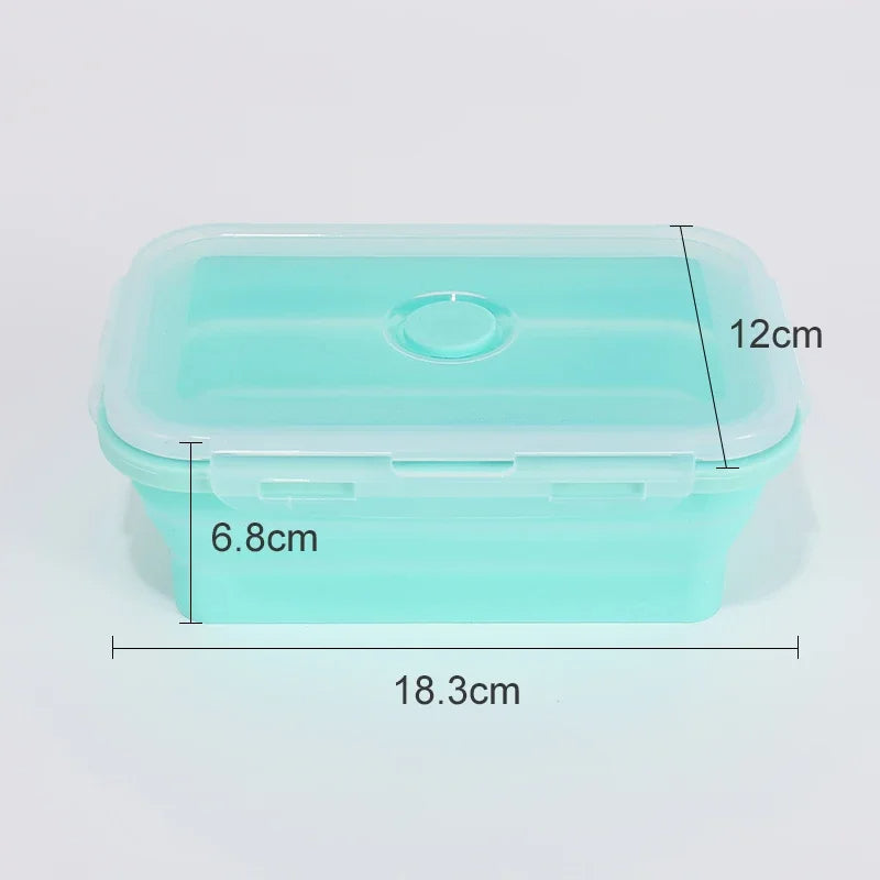 PACKEASE Collapsible Silicone Food Containers