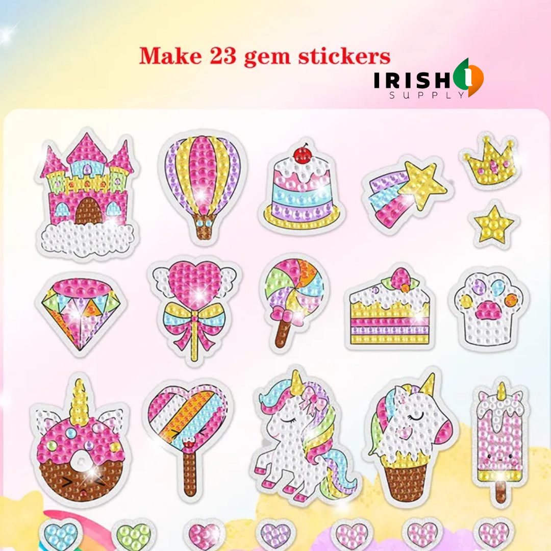 GEMCRAFT™ Sparkling DIY Gem Sticker Set