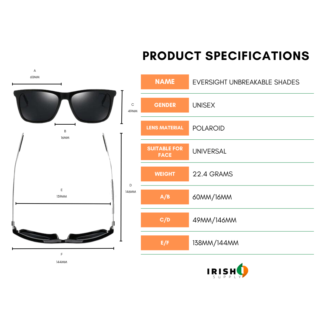 Irish Supply, EVERSIGHT Unbreakable Shades