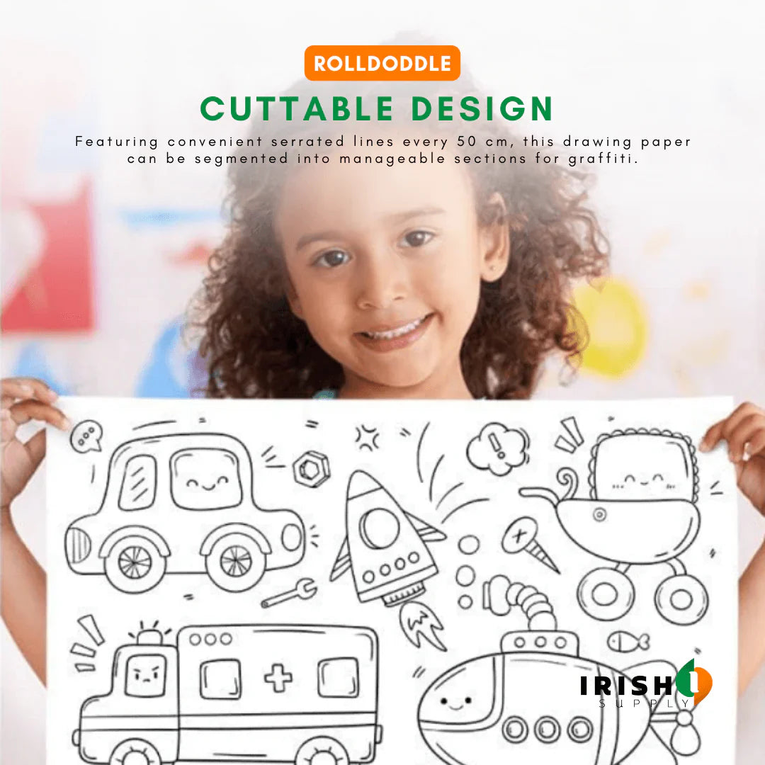 COLORSTRIP™ Children's Drawing Graffiti Scroll (3m)