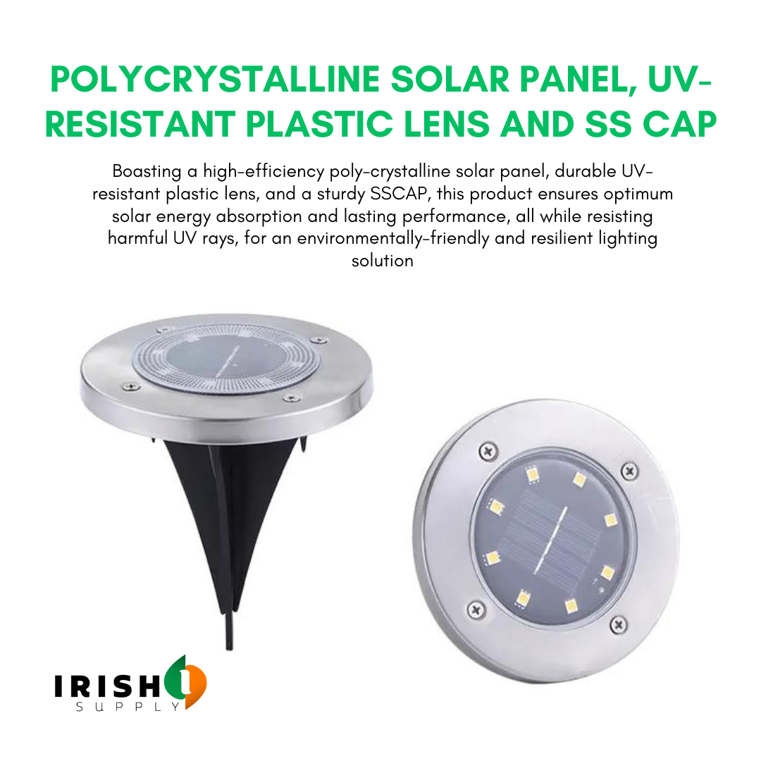 Irish Supply, GARDENLED Garden Lighting With Solar Cells