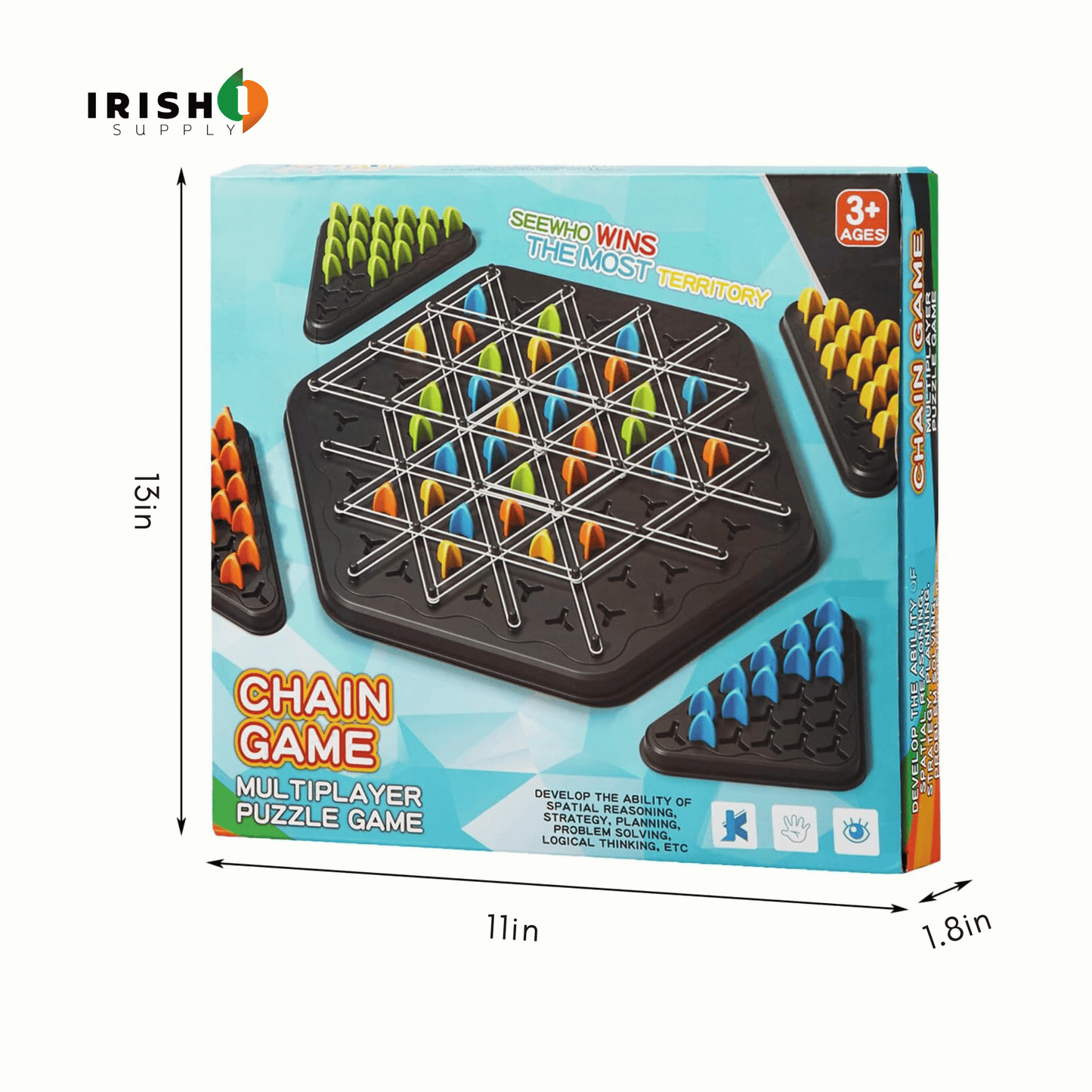 TRIQUEST Triangle Chain Game