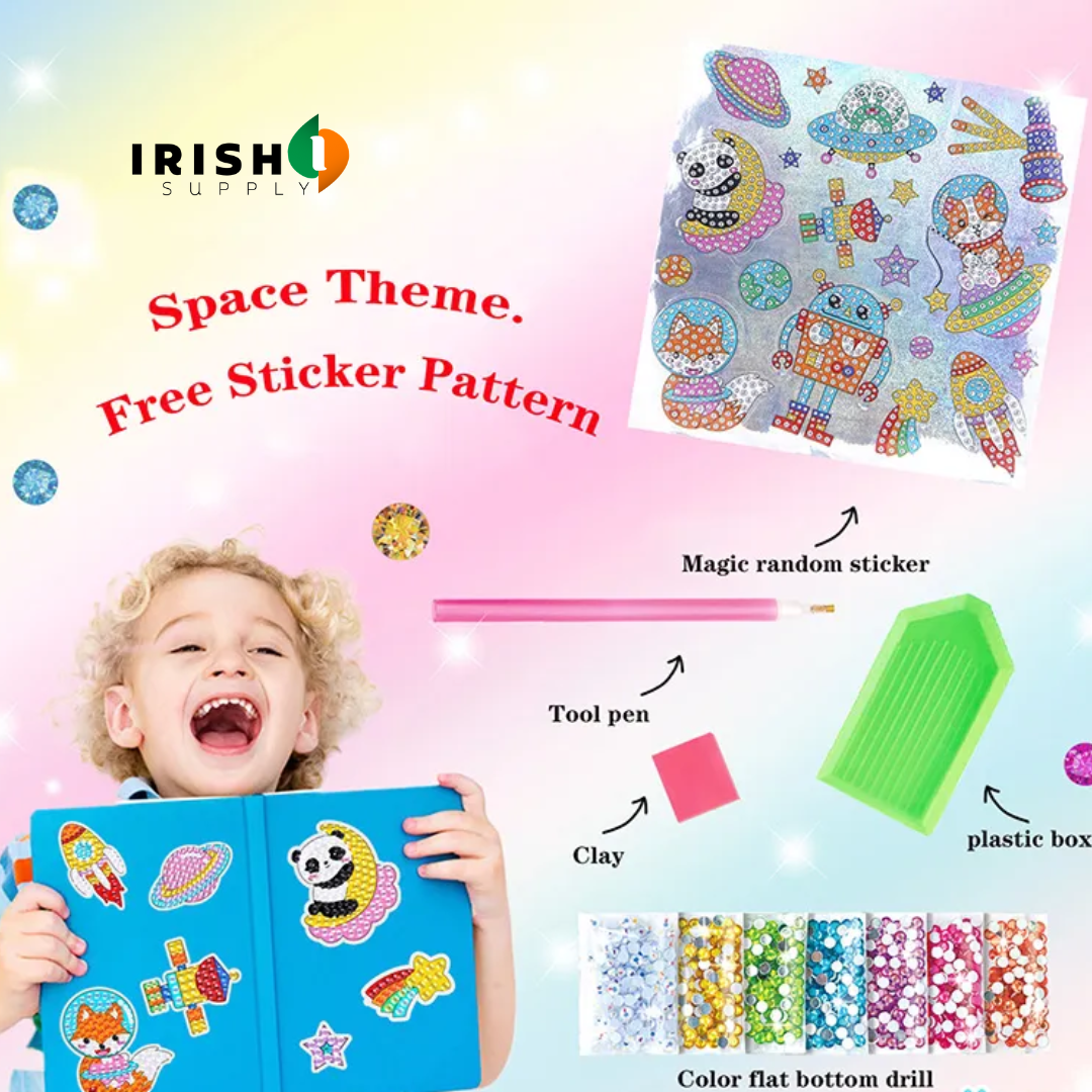 GEMCRAFT™ Sparkling DIY Gem Sticker Set