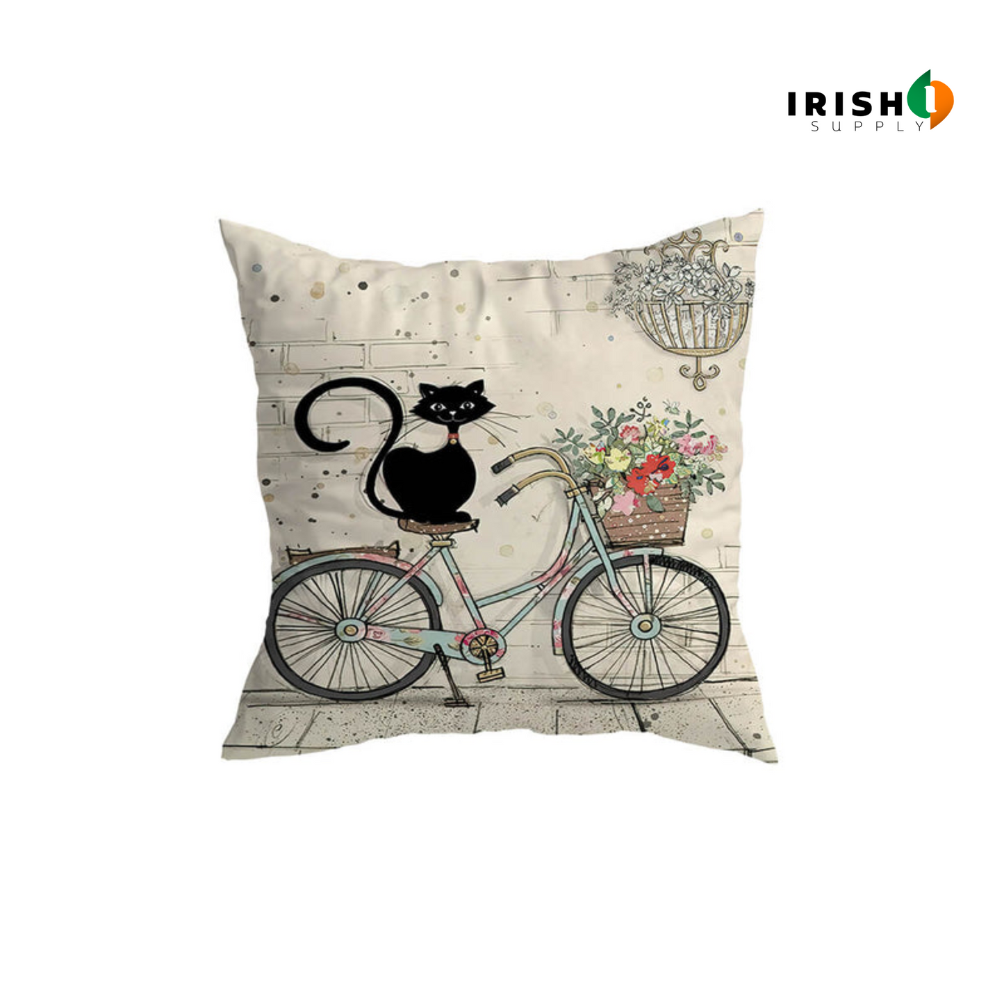 MEOWMODE Minimalist Cat Print Pillow Covers (45x45cm)