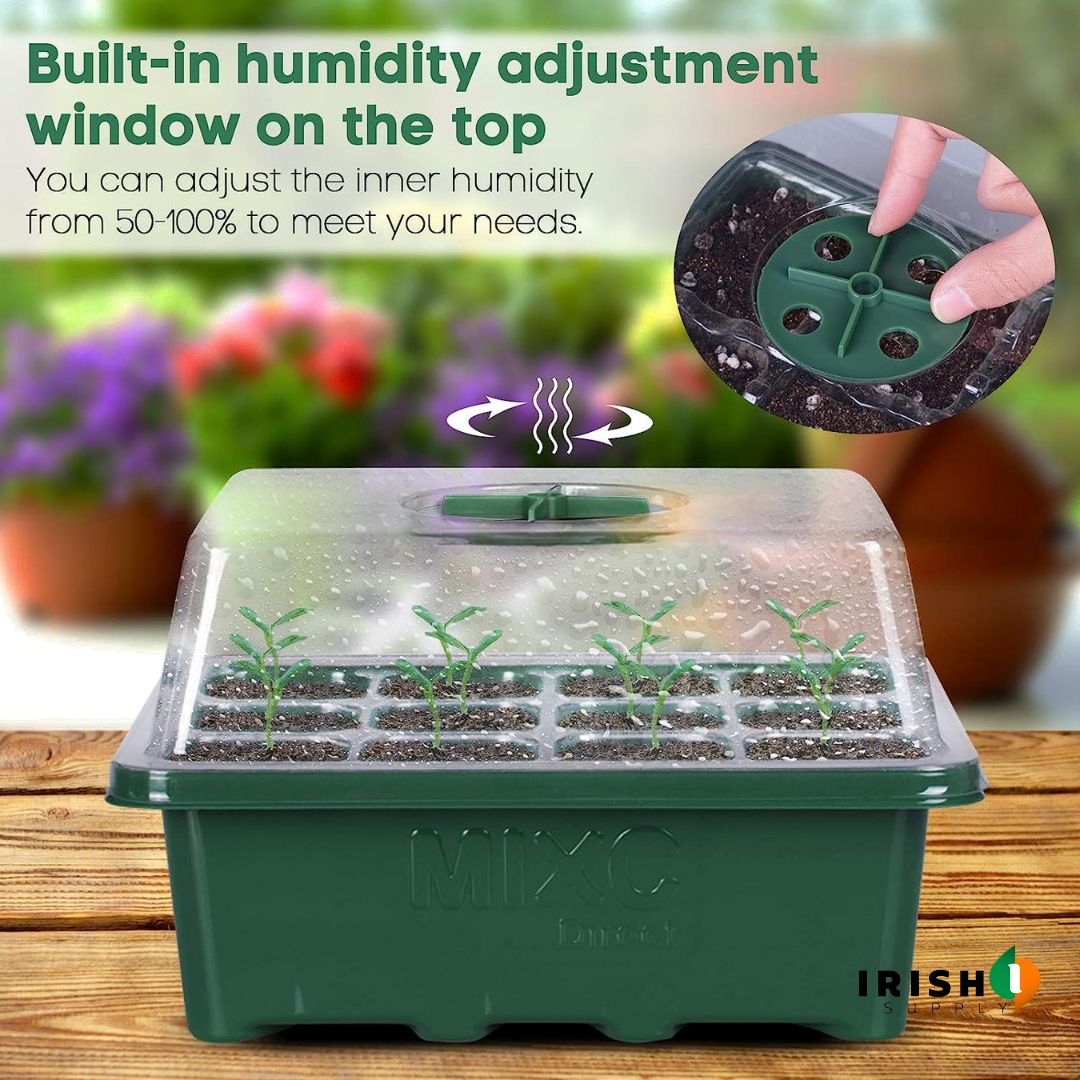 Irish Supply, SPROUTEASE Seed Starter Kit with Humidity Dome